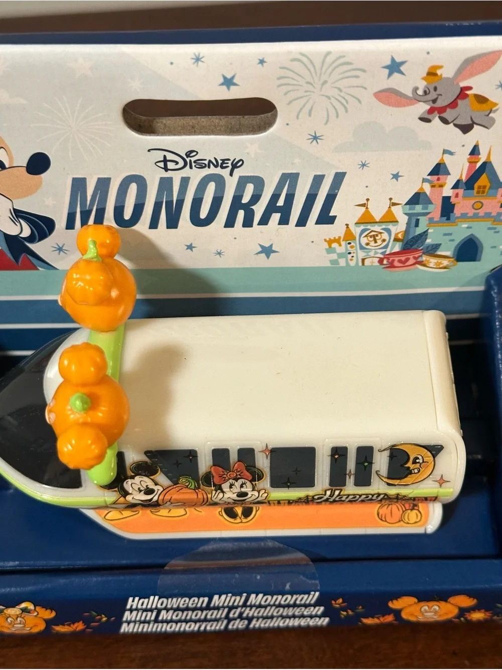 *NEW PACKAGE* WDW Disney Parks 2026 Halloween Mini Monorail 3+ Mickey Minnie